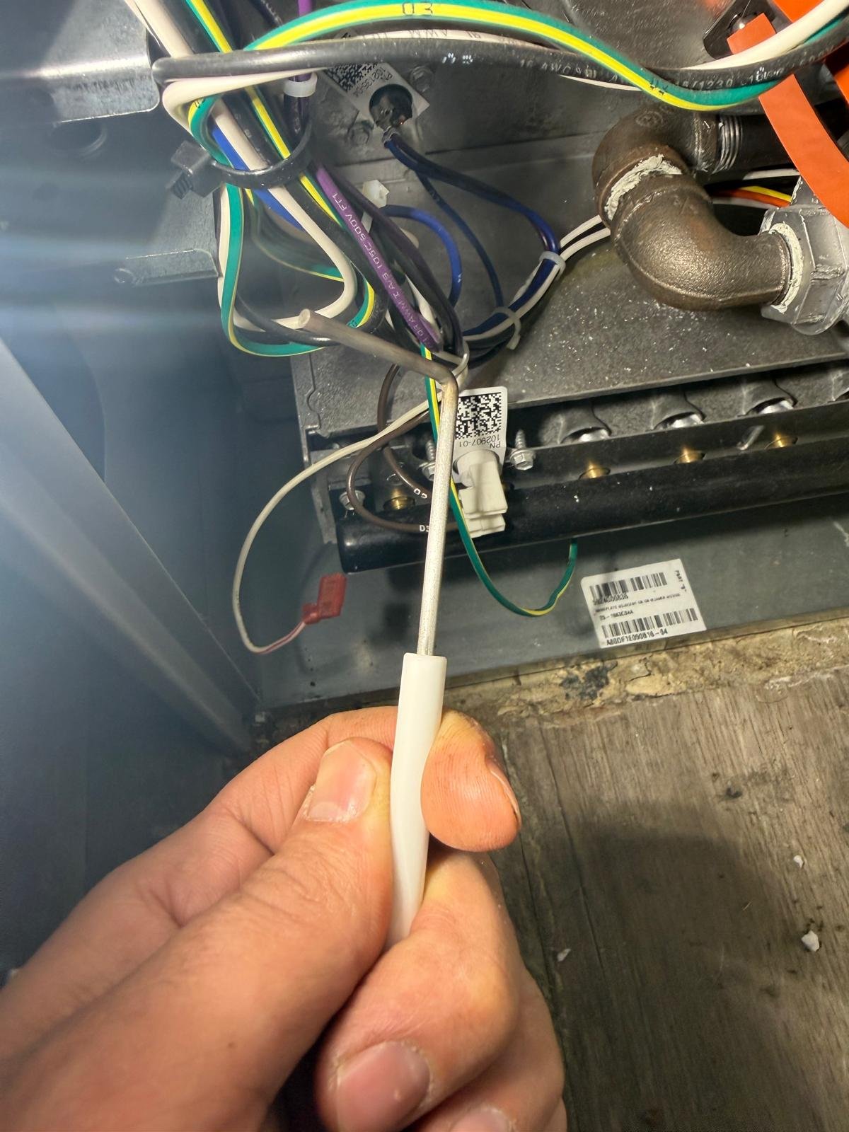 After furnace flame sensor cleaning Ann Arbor